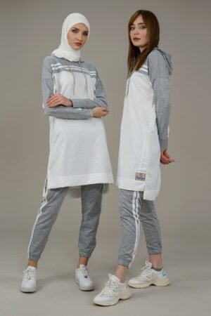 Ladies Tracksuit 2pcs | Grey