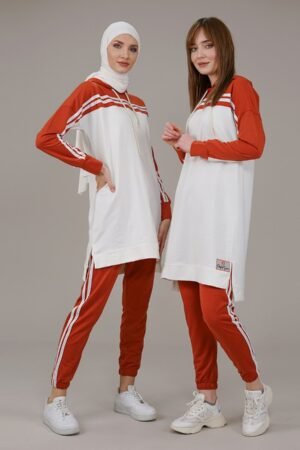 Ladies Tracksuit 2pcs | Red