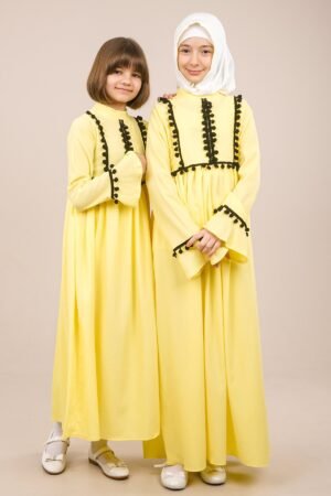 Practical Yellow Young Girls Dress for Spring & Summer | فساتين بنات