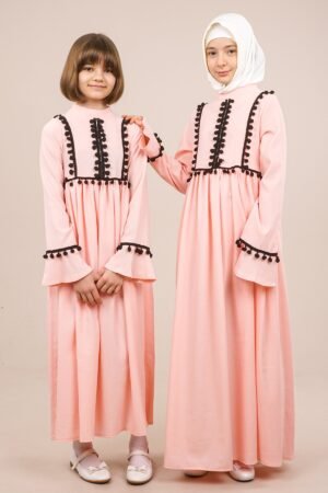 Practical Pink Powder Young Girls Dress for Spring & Summer | فساتين بنات
