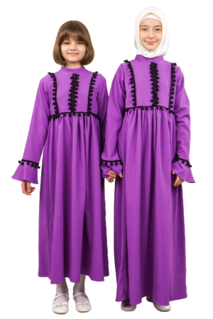 Practical Purple Young Girls Dress for Spring & Summer | فساتين بنات