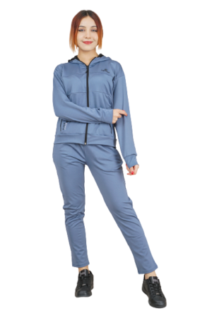 Women's 2Pcs Set Hooded | Ladies Tracksuit | Indigo