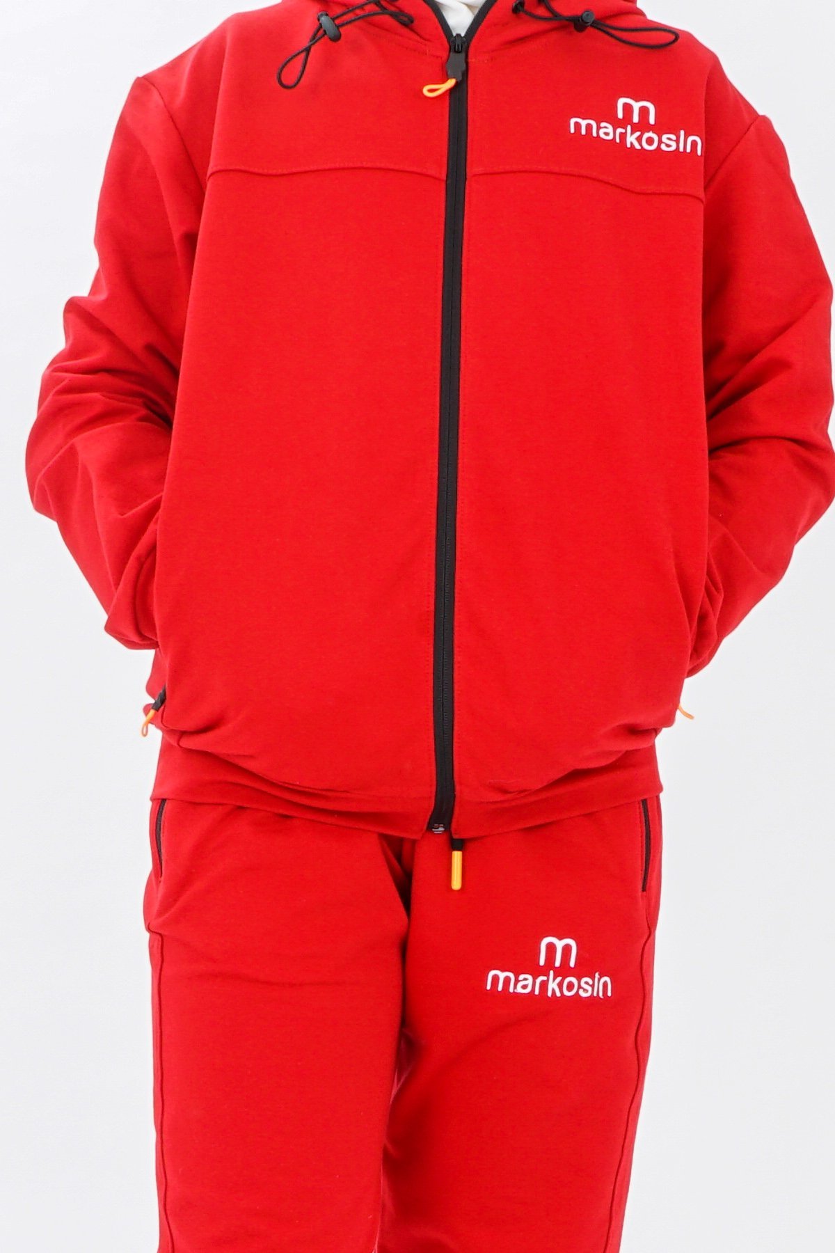 Unisex Zippered Girls Tracksuit Set Long Sleeves - Image 6