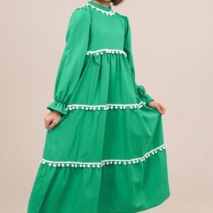 Green Girls Dress: Perfect for Spring & Summer | فساتين بنات