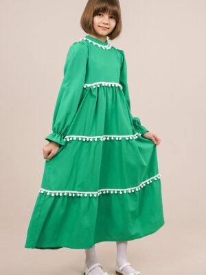 Green Girls Dress: Perfect for Spring & Summer | فساتين بنات