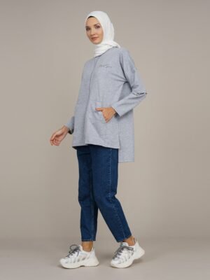 Ladies Tracksuit Top | Grey