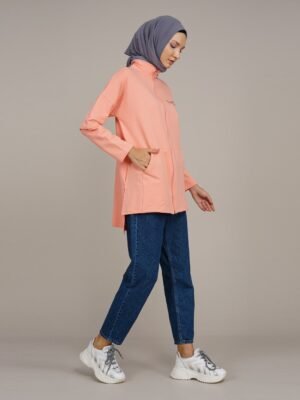 Ladies Tracksuit Top | Salmon