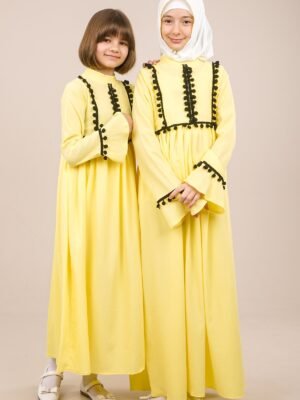 Practical Yellow Young Girls Dress for Spring & Summer | فساتين بنات