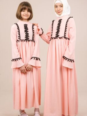 Practical Pink Powder Young Girls Dress for Spring & Summer | فساتين بنات