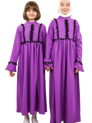 Practical Purple Young Girls Dress for Spring & Summer | فساتين بنات